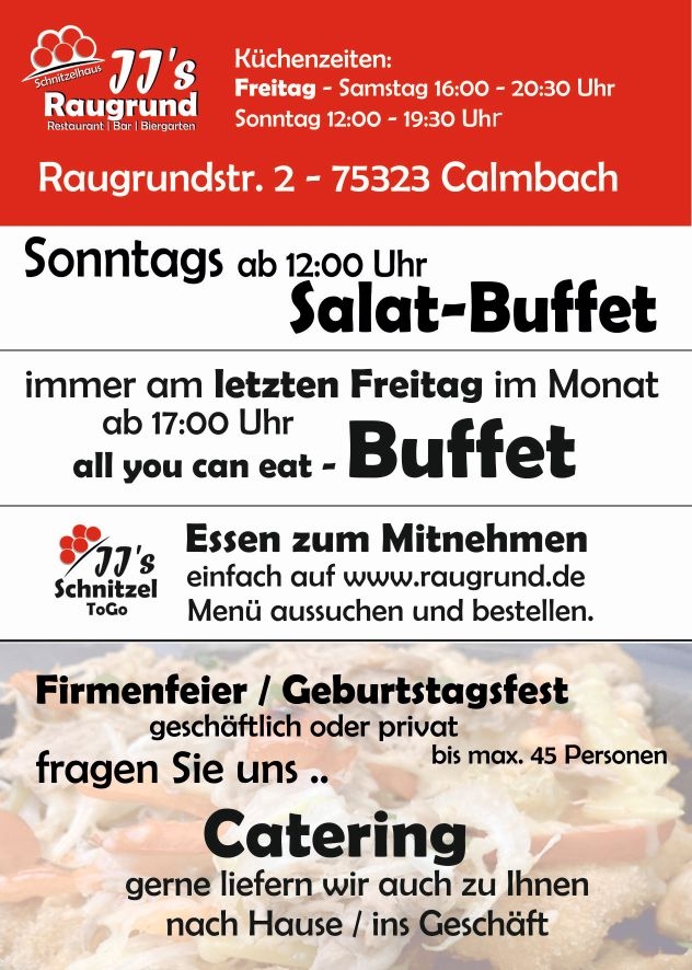 Bild zur Nachricht von JJs Raugrund – Restaurant, Bar, Biergarten