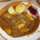 Foto zu Restaurant Waldcafe Corell: Wildschweinbraten