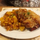 Foto zu Mutter Habenicht - Die urige Speisekneipe: Holzfäller Steak (19,50 €) - gute Portion - macht sogar ständig ausgehungerte Studenten satt