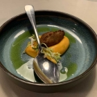 Foto zu Hotel Restaurant Domschenke: Menü 2.10.26 Zweiter Gruß der Küche / Kürbis