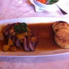 Foto zu Gasthof im Hotel Zum Anker: Entenbrust und Kartoffeltaller