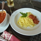 Foto zu Restaurant im Hotel zur Treene: Kindergericht: Nudeln mit Sauce Bolognese