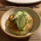 Foto zu Hotel & Restaurant Alte Schule Fürstenhagen: Gang 3 Hecht, Paprika,Kartoffel