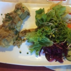 Foto zu Gasthaus zum Engel: Maultaschen mit gemischtem Salat  (9,90 €