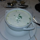 Foto zu Zum grünen Baum: Kartoffelcremesuppe mit Lachseinlage