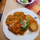 Foto zu Gasthof Zum weißen Schwan: Schnitzel Mexiko