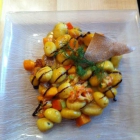 Foto zu Laimer's: Gnocchi mit Flusskrebsen und Kürbis an Pastinakken Sauce