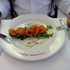 Foto zu Don Camillo e Peppone – Ristorante: Lachs in Campari gebeizt