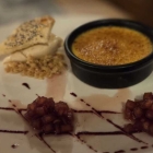 Foto zu Kloster Hornbach · Refugium · Gourmetrestaurant: Créme Bruleé, Rotwein-Apfel, Mandeleis