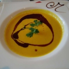 Foto zu Maravilla: Karotten-Ingwersuppe ayurvedisch auf Kokosmilchbasis gekocht