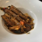 Foto zu Café de Bretagne: 08,09,2024: Schwertmuscheln in Pernodsauce