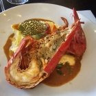 Foto zu Café de Bretagne: 08.09.2024: Halber Hummer bretonische Art, Kartoffelpüree, Gemüse