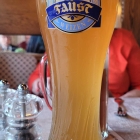 Foto zu Restaurant Zum Erker: 23.10.25, Gutes Faust Weizenbier zu 4,80€