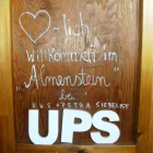 Foto zu Almenstein ...bei UPS: Herzlich Willkommen !