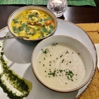 Foto zu Restaurant Helo do Brasil : Baiana de Peixe mit Maniokpüree.
