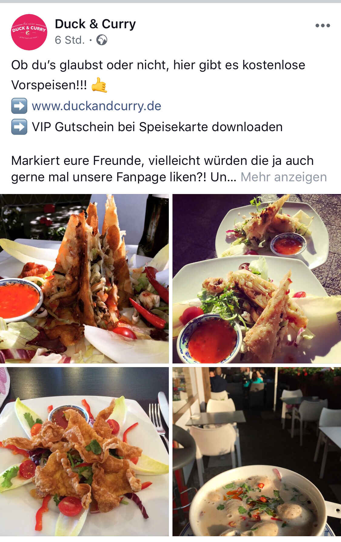 Bild zur Nachricht von Duck & Curry