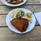 Foto zu Biergarten Schutterhof: Cordon bleu mit Kartoffel Gurkensalat 2026 14,90 €