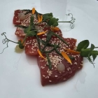 Foto zu Eppard in der Hundertguldenmühle: 19.07.25: Steak von der Wassermelone