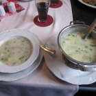 Foto zu Friesenstube: Spargeleintopf mit grünem und weißem Spargel