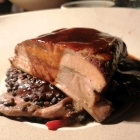 Die dicke Rippe vom Mangalica-Schwein