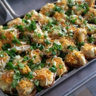 Foto zu Hisham's International Grill: Baked stuffed potato skins
