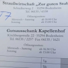 Foto zu Zur Guten Stube: 16.08.26, Beleg für Bestellung