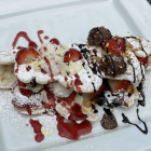 Foto zu Café Waffeloase: Strawberry Black and White