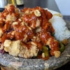 Mit süss-scharfer Sauce wurde nicht gegeizt...