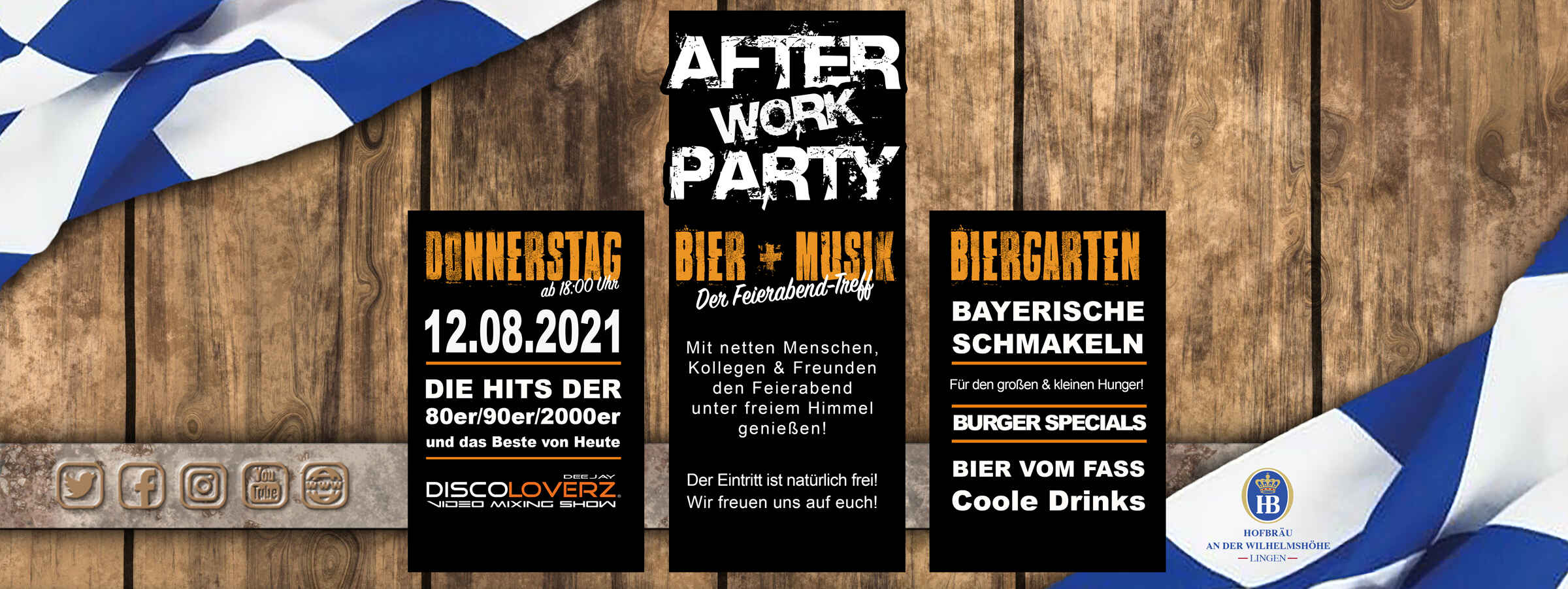 After Work Party • Hofbräugarten Lingen