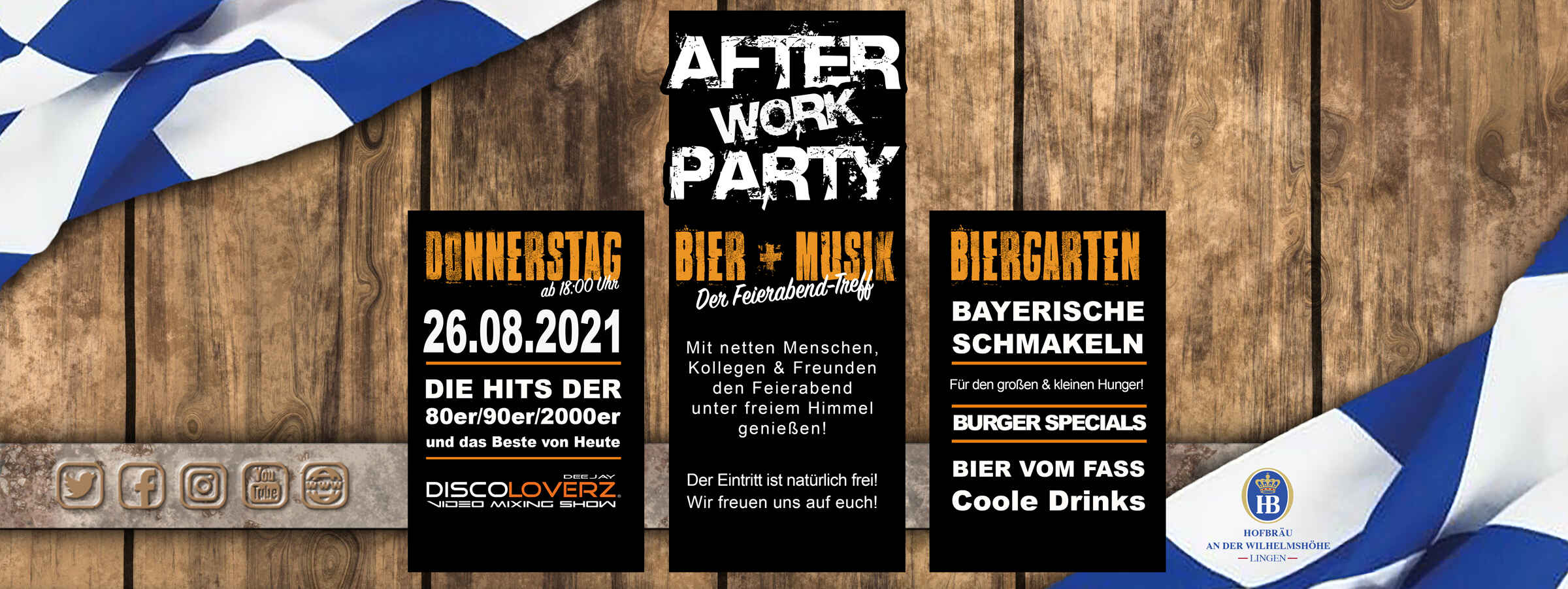 After Work Party • Hofbräugarten Lingen