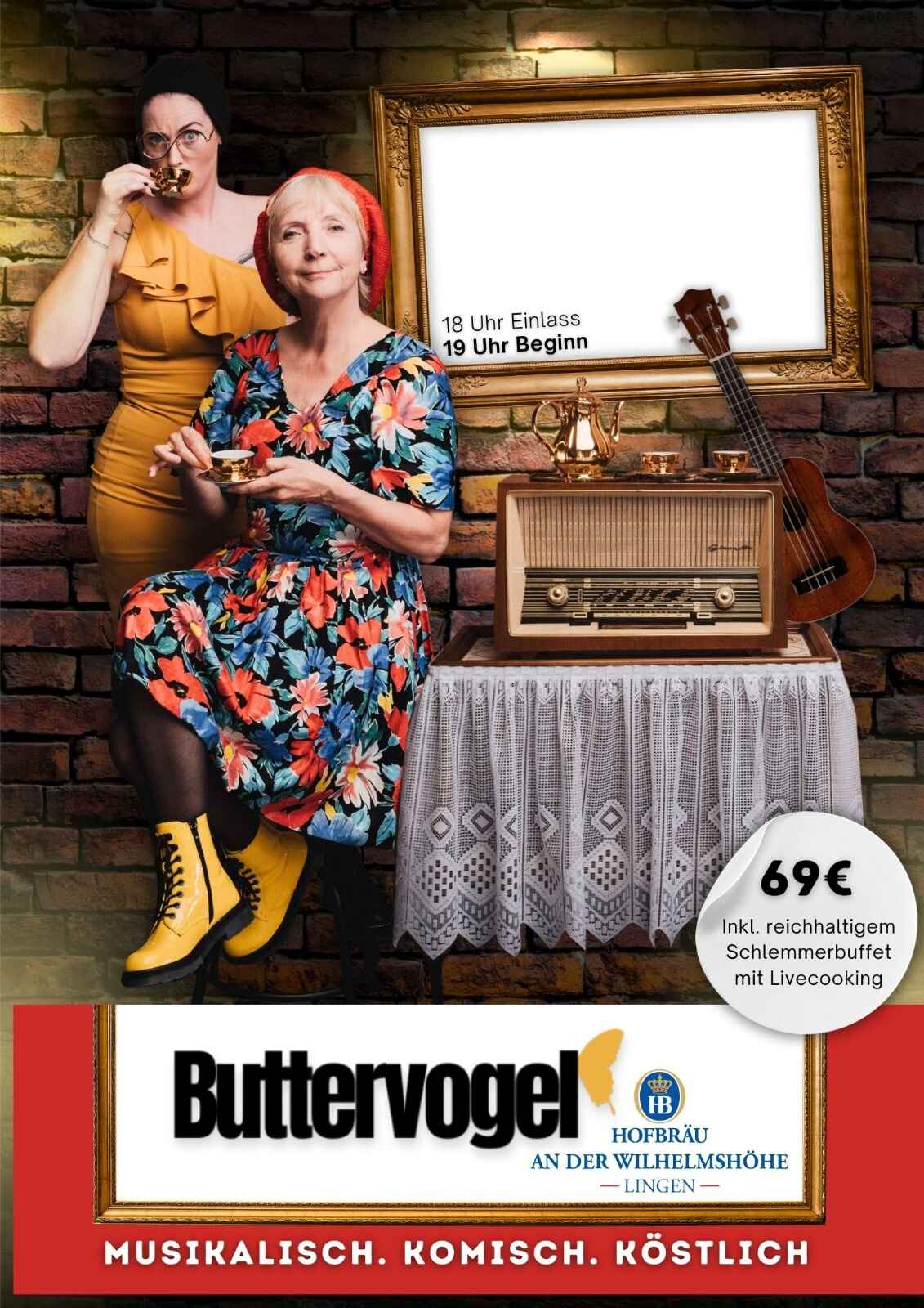 Buttervogel - das Comedydinner