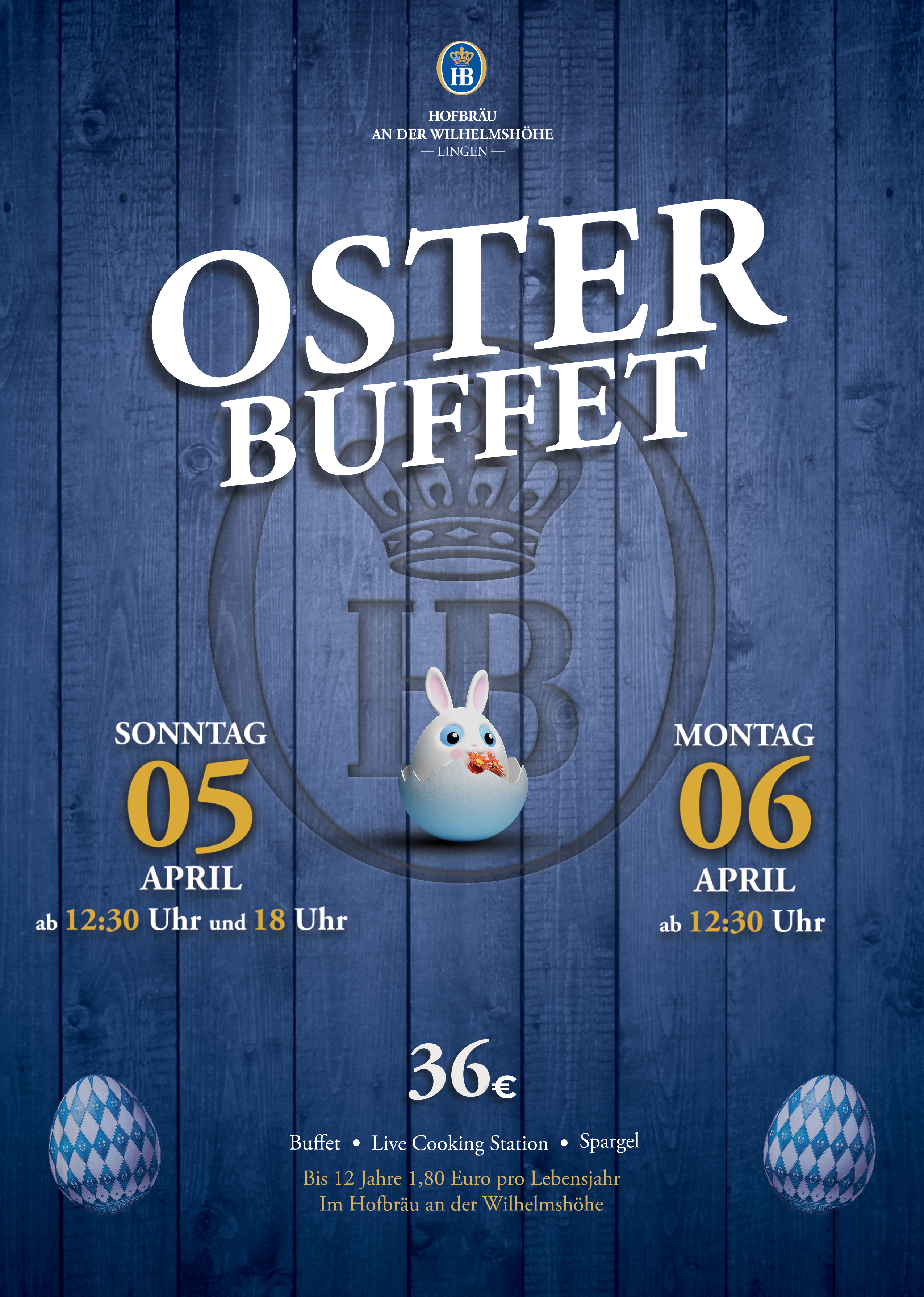 Ostersonntag - Osterbuffet 12:30Uhr