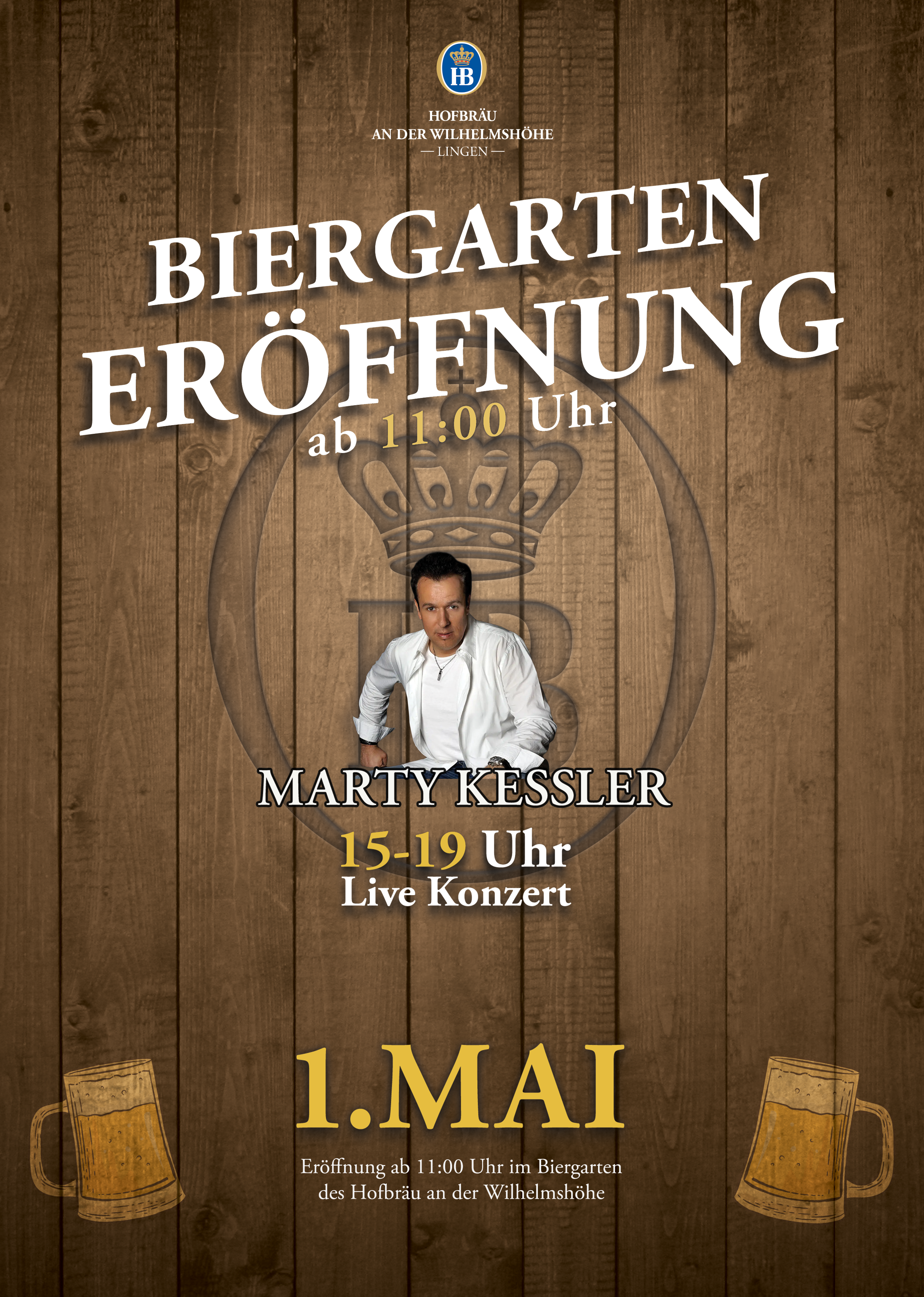 Biergarten Eröffnung