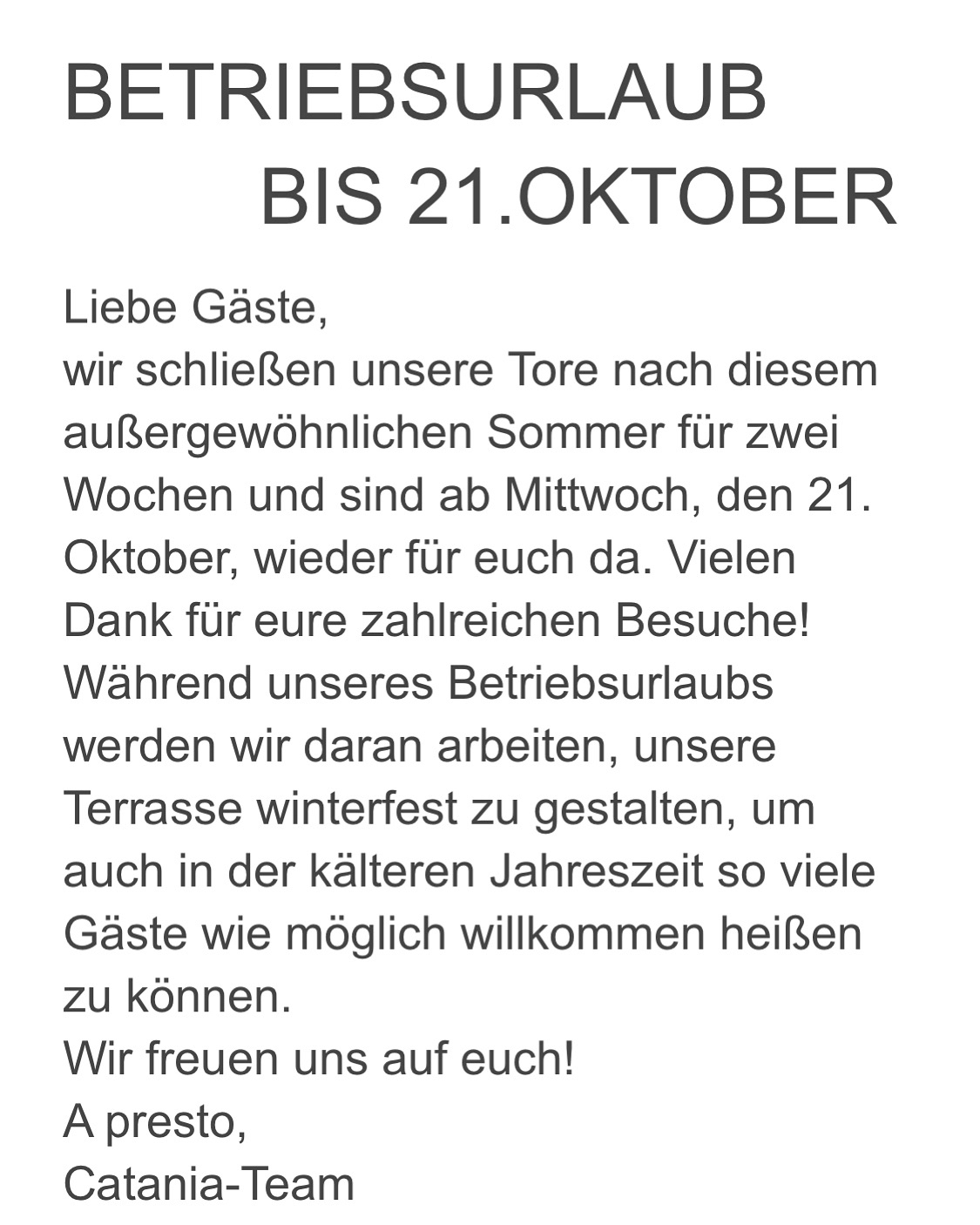 Bild zur Nachricht von Pizzeria Catania