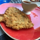 Foto zu Restaurant Elvi & Ele: Vagabundschnitzel mit Paprikatomatensauce - Saisonkarte der Website (Pfifferlinge) leider nicht verfügbar