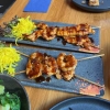Spieße (Garnelen und Huhn)