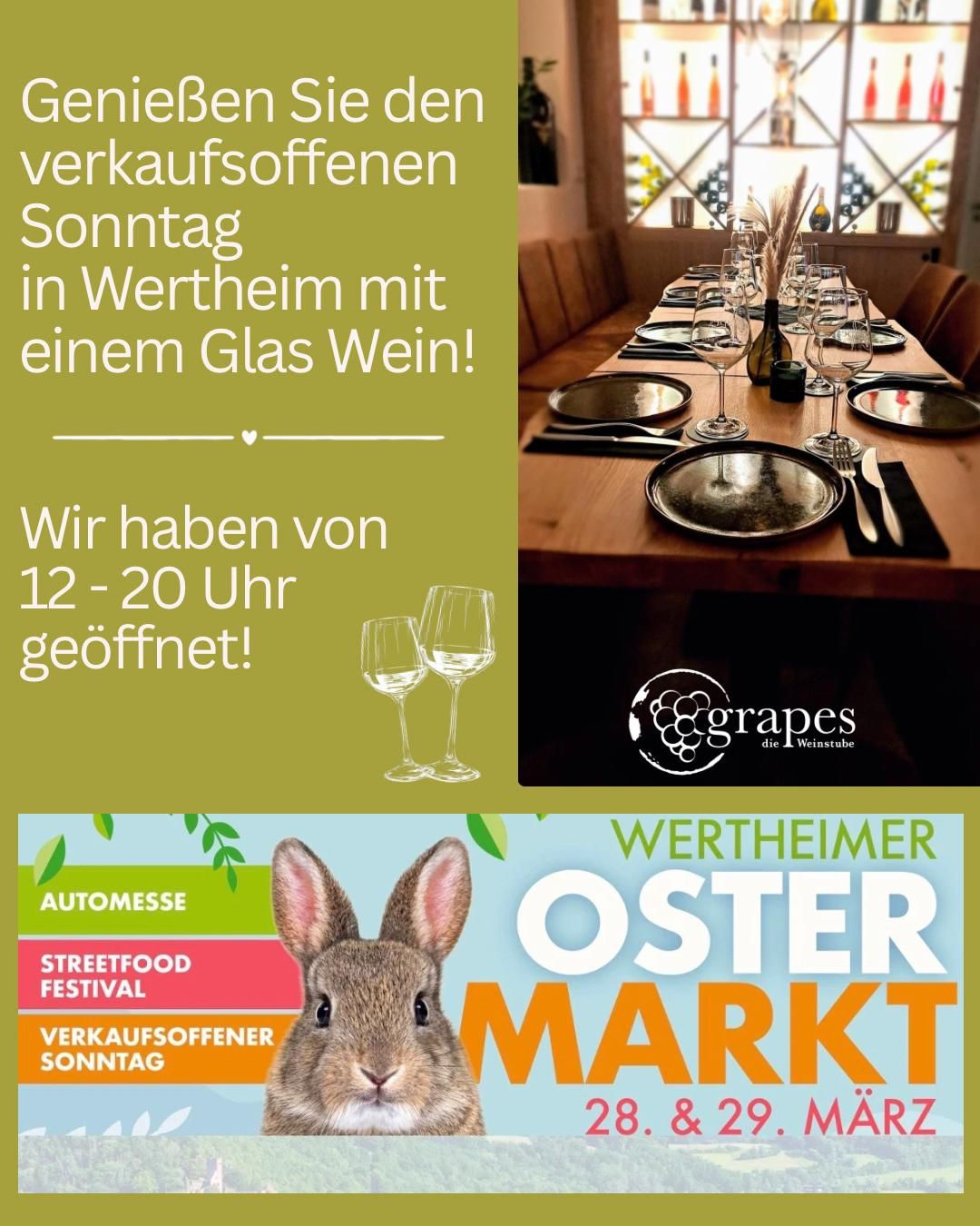 Bild zur Nachricht von grapes - die Weinstube