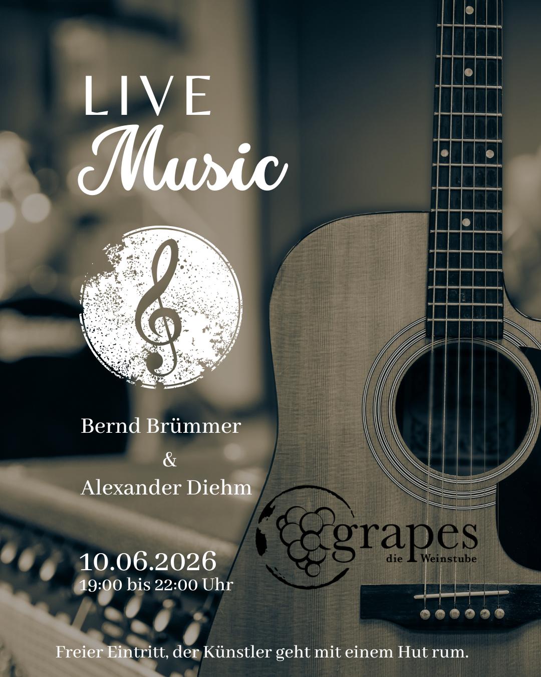 Livemusik mit Bernd und Alex