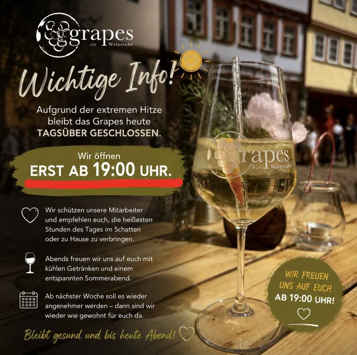 Bild zur Nachricht von grapes - die Weinstube