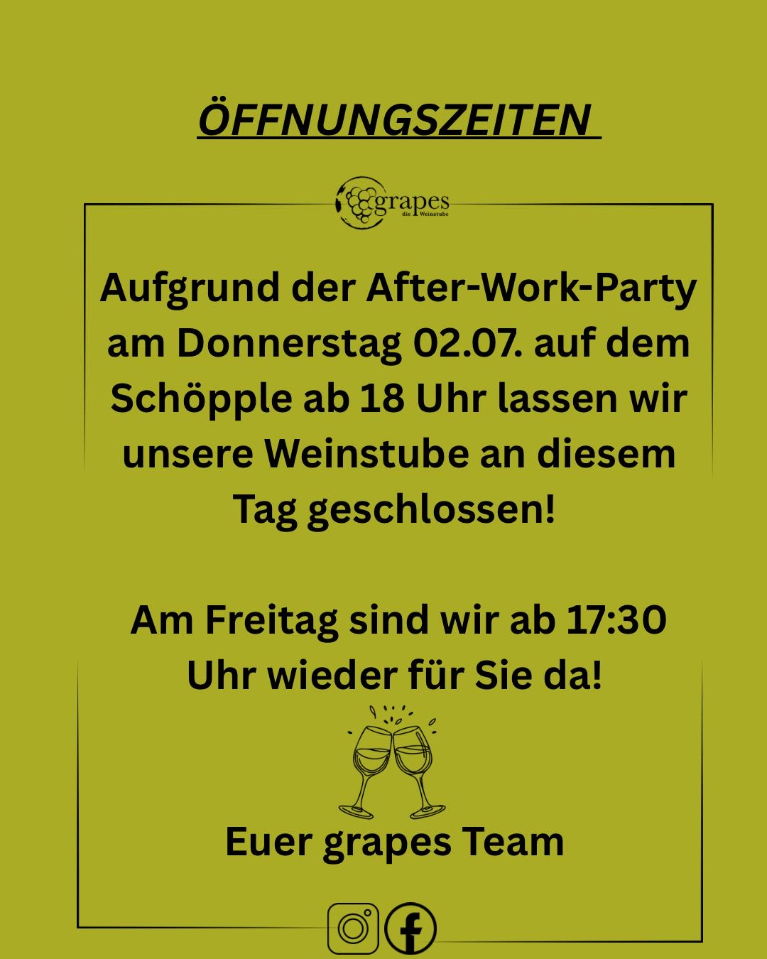 Bild zur Nachricht von grapes - die Weinstube