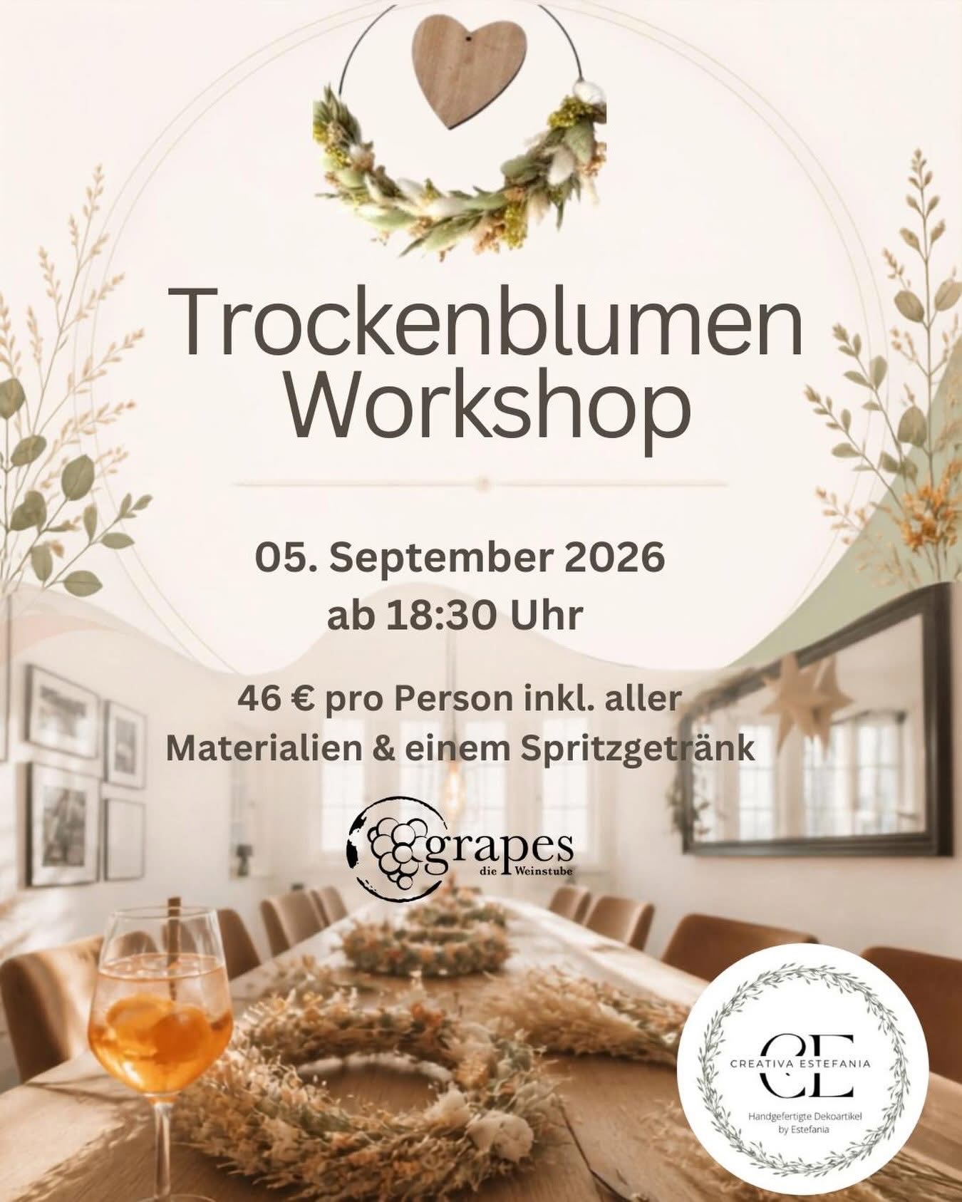Trockenblumen Workshop