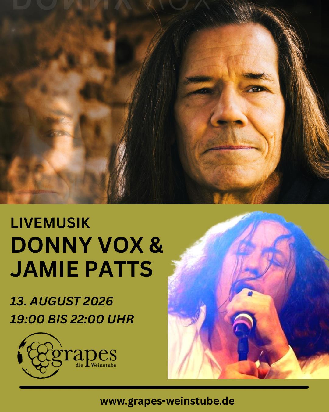 Donny Vox & Jamie Patts live