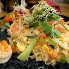 Foto zu Restaurant Maison Tom: Pho Xao - gebratene Reisbandnudeln mit Riesengarnelen und Gemüse