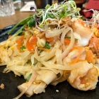 Foto zu Restaurant Maison Tom: Pho Xao - gebratene Reisbandnudeln mit Riesengarnelen und Gemüse