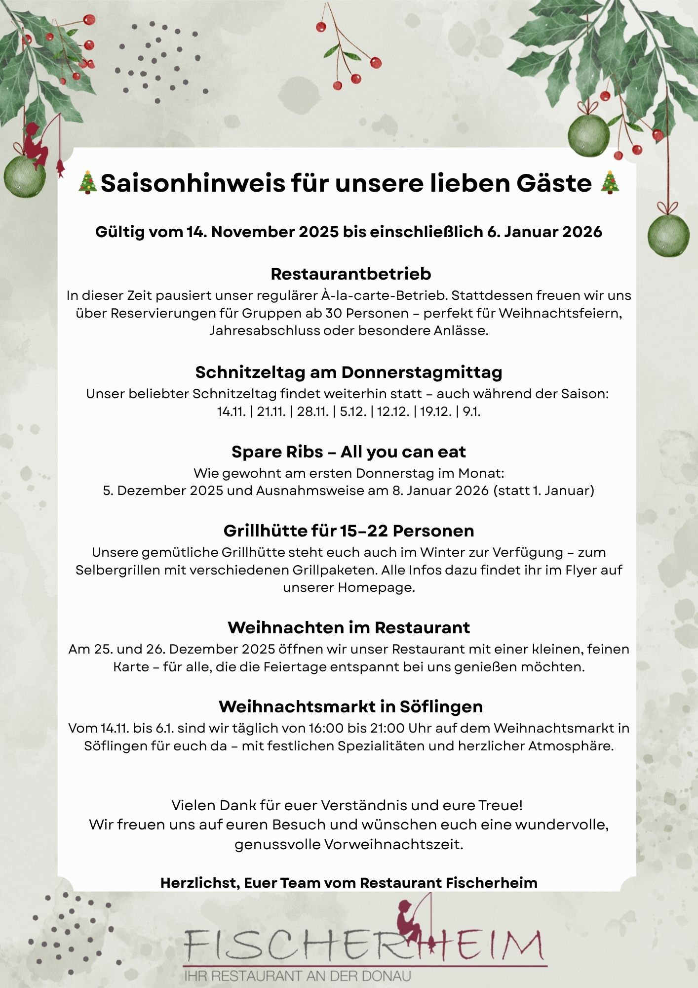 Bild zur Nachricht von Restaurant Fischerheim im Donautal