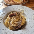 Foto zu Pizza Pazza: Spaghetti Carbonara - Portion jetzt deutlich kleiner und früher war mehr Guanciale