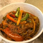 Foto zu Authentikka: Chicken Jalfrezi  18,90 € - mehr Gemüse als Fleisch, wenig Sauce, geschmacklich sehr gut
