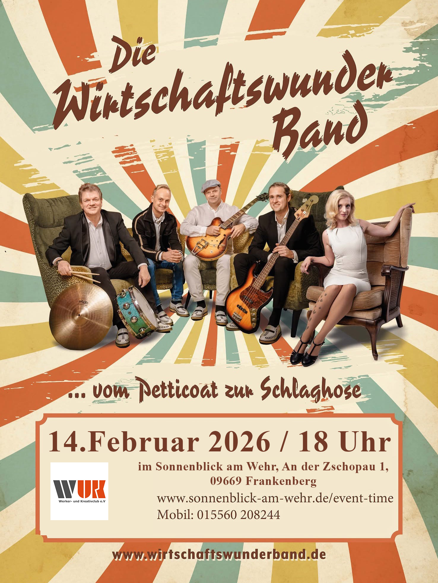 Valentinstag mit der Wirtschaftswunderband