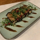 Foto zu Restaurant Krug: Rouladen mit Aubergine und Walnussfüllung