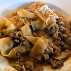 Foto zu Osteria Carlin Contrario: Die Maltagliati Salsiccia - ein Nudelteller, der wunschlos glücklich machte...